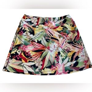 TRIBAL SPORT ATHLETIC SKORT Size XL Women's Quick Dry SPF 50 Golf Tennis Pockets